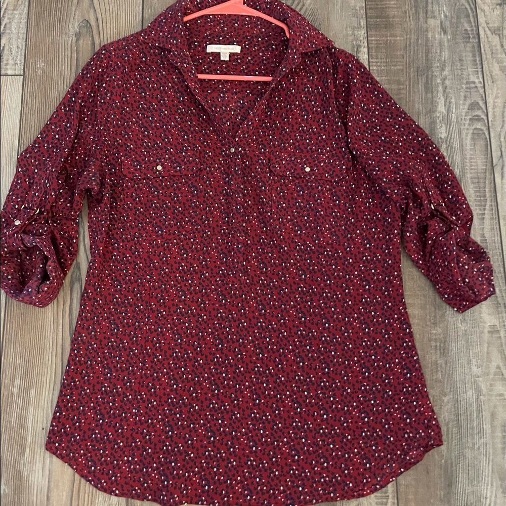 Skies are Blue blouse